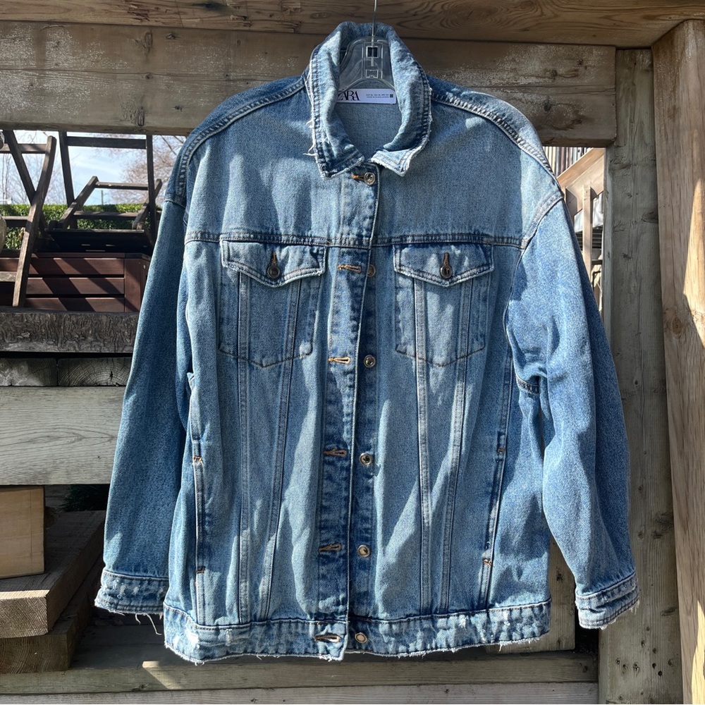 Zara Denim Coat